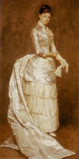 Emile Claus wife Charlotte Dufaux Sweden oil painting art